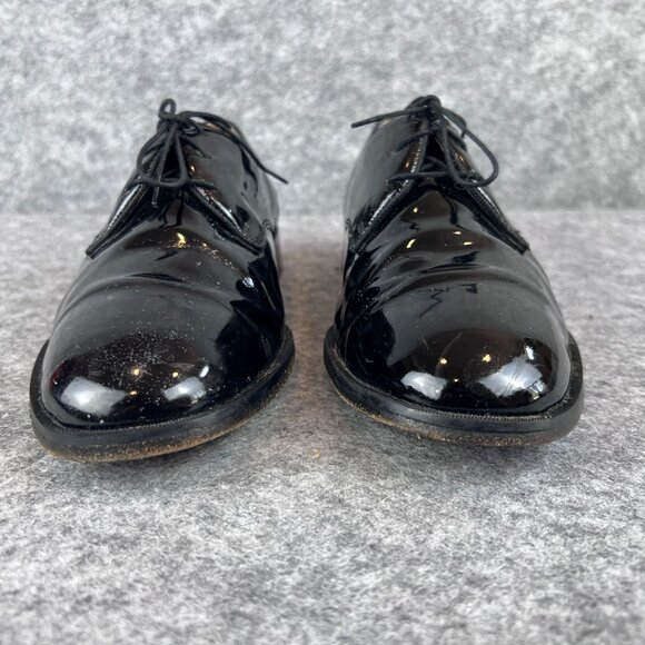 Stacy Adams Mens Size 10M Black Patent Leather Dress Tuxedo Oxford Gala Shoes main image 12